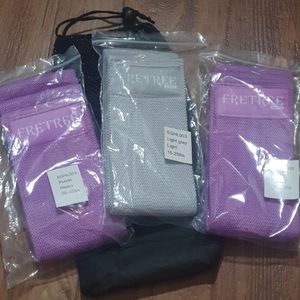 3 Resistance band. 2 Purple and 1 Gray